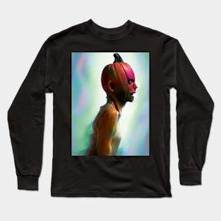 Pumpkin Head Zombie Long Sleeve T-Shirt